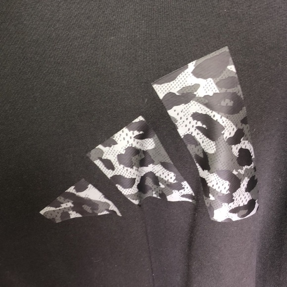 NWT Adidas future icons oversized pullover hoodie black and gray sweatshirt XS​​ - Picture 5 of 13